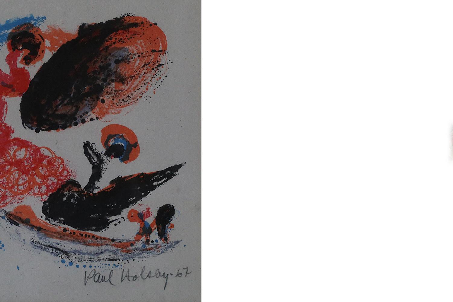 Paul Holsby, Spansk dans, Farblithographie, 1967, gerahmt (Mitte des 20. Jahrhunderts) im Angebot