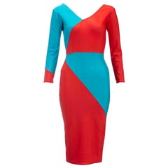 Paul Howie Dress - 1980s Retro - Lycra - Panel Detailing