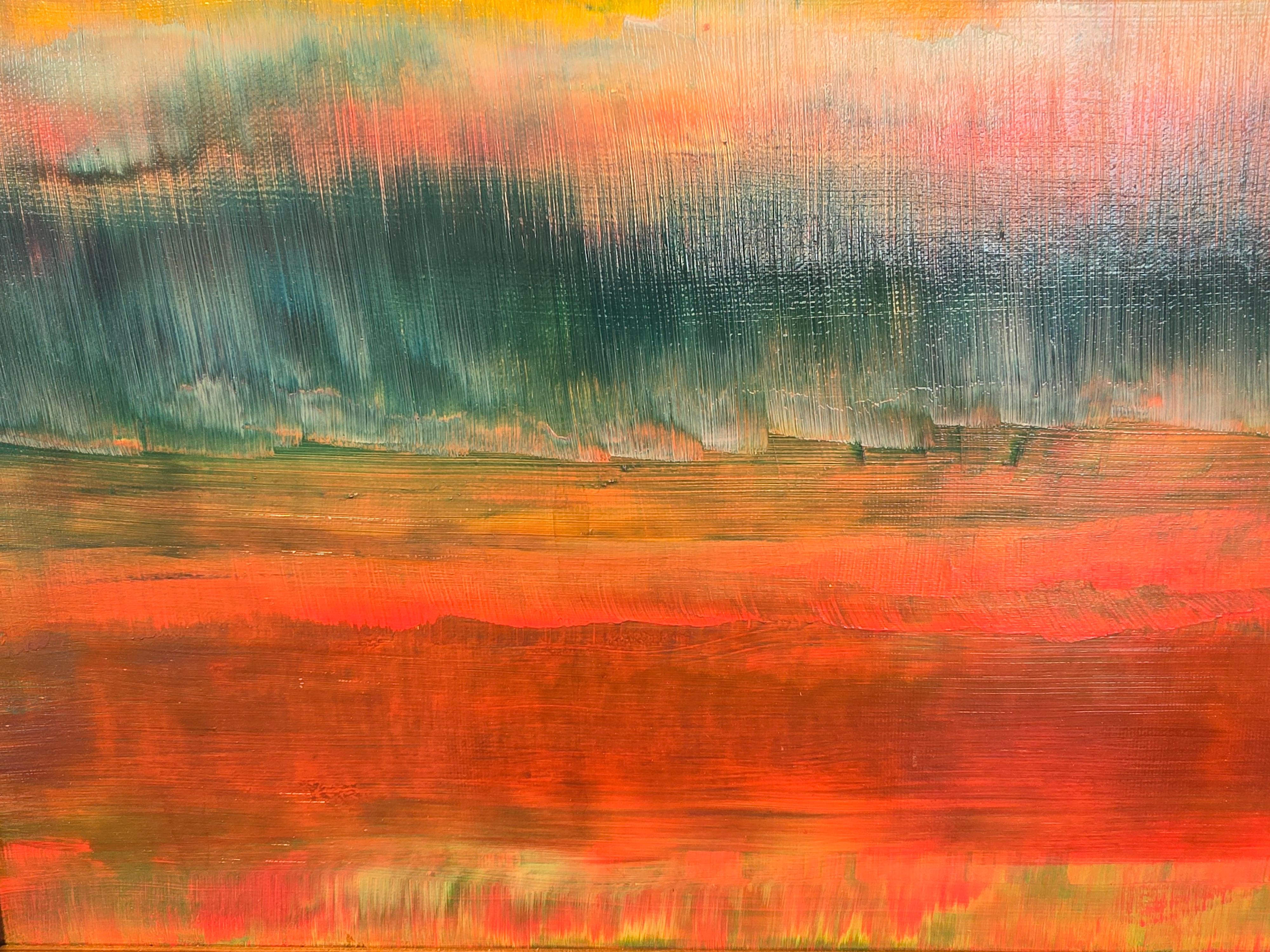 Screaming for Joy - Glósóli No.8 - Abstract Impressionist Painting by Paul Hughes 