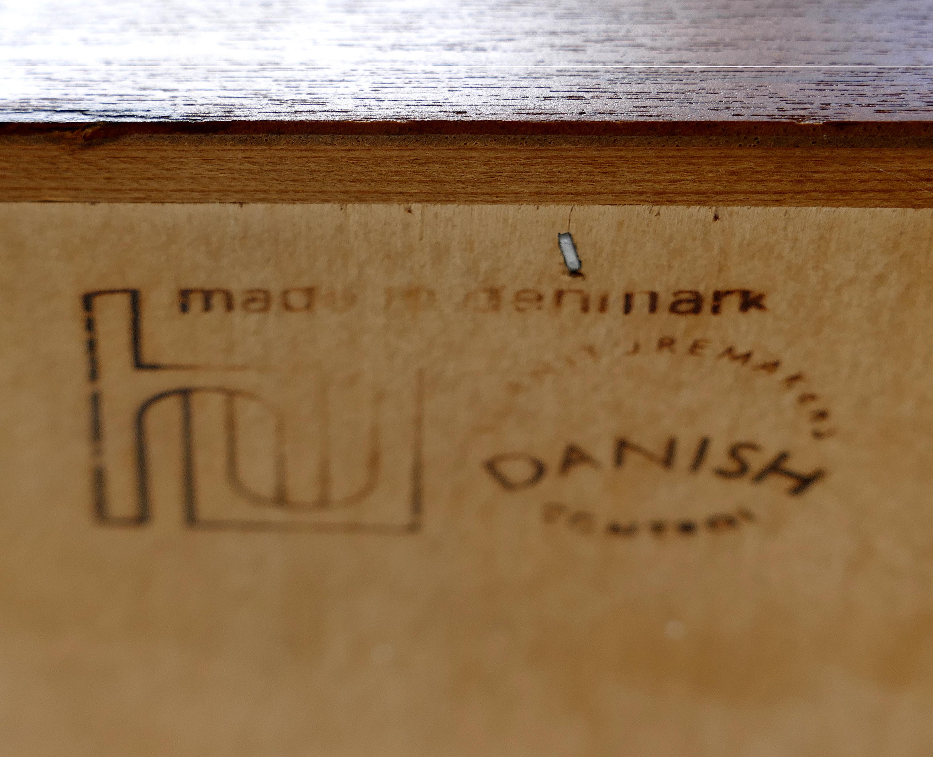 Paul Hundavad 8-Drawer Danish Modern Teak Dresser 5