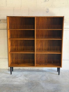 Paul Hundevad Danish Rosewood Open Bookcase Mid-Century Modern 1960s