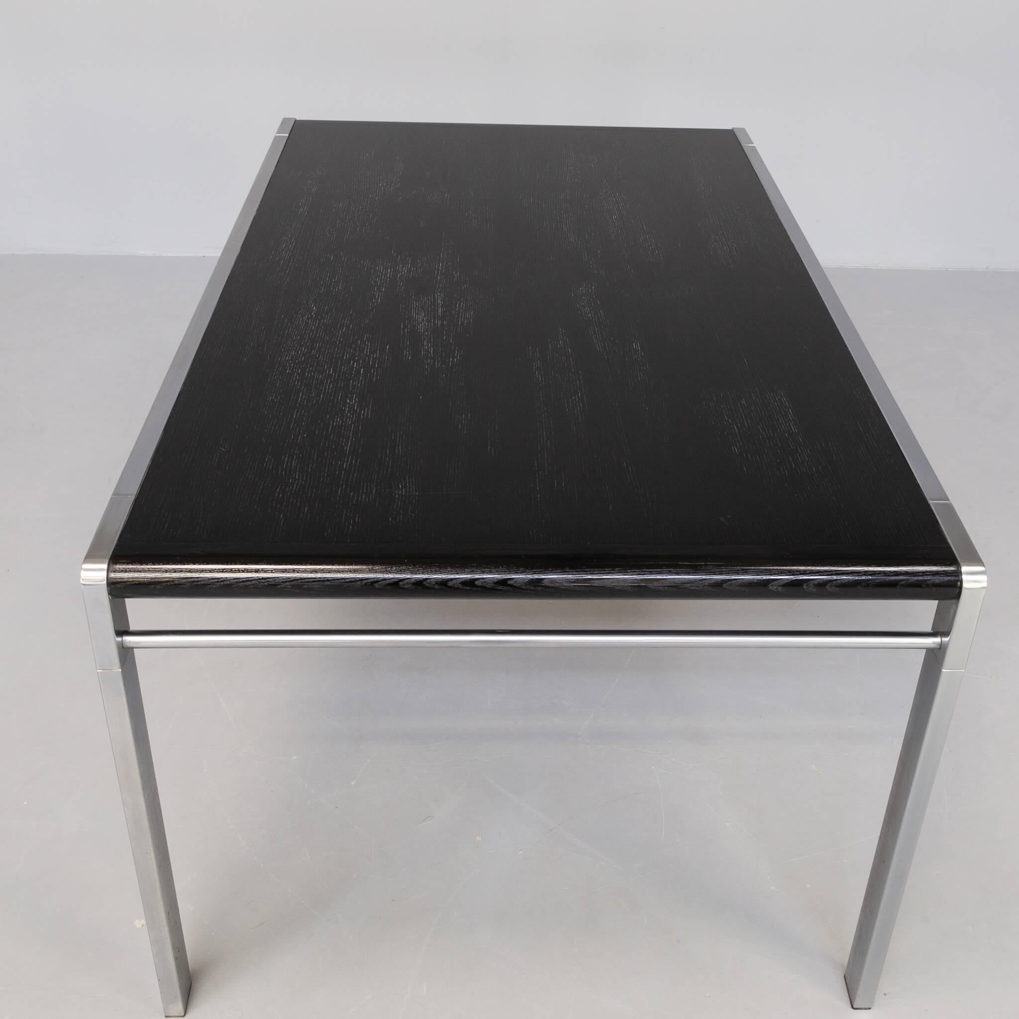 Metal Paul Ibens & Claire Bataille TE 21 Dining Table for ‘T Spectrum For Sale