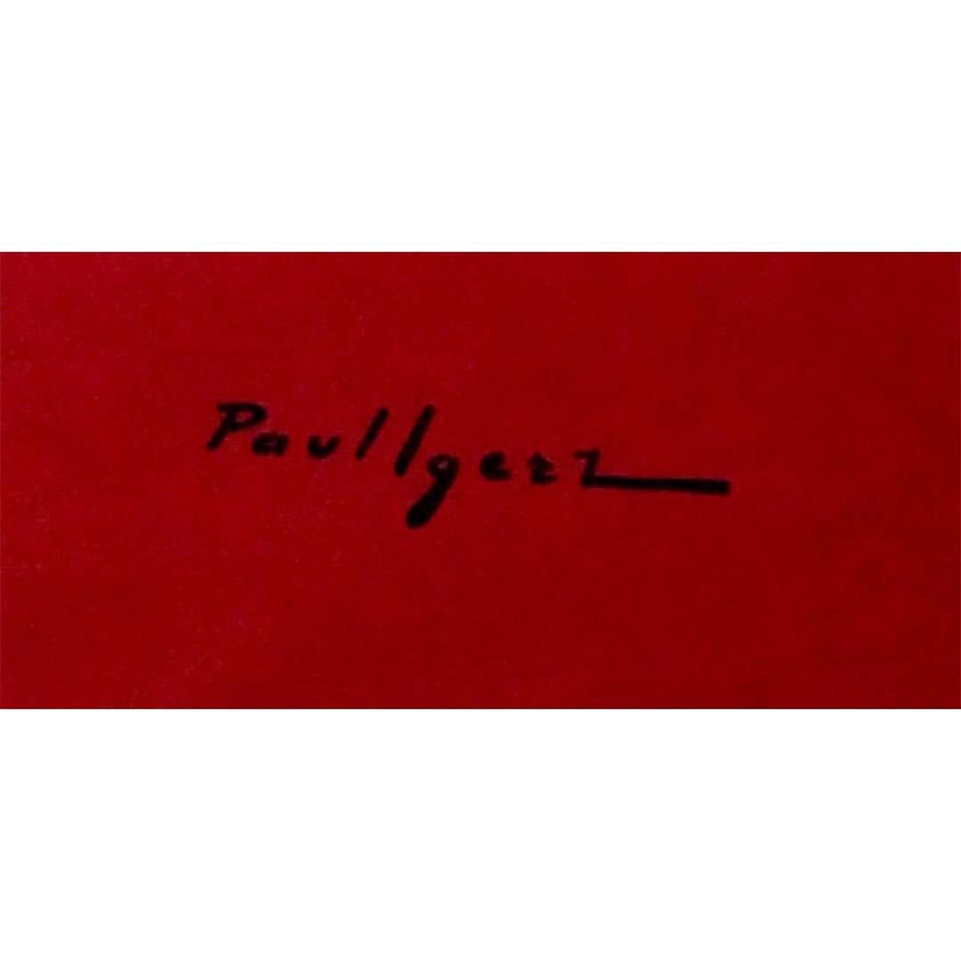 1950s advertising poster for Prunelle du Velay liqueur by Paul Igert For Sale 3