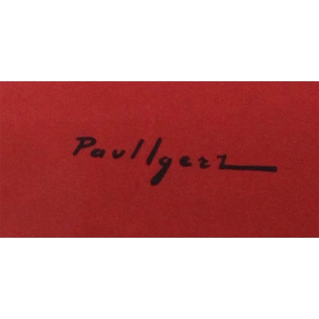 Original 1950s poster - Prunelle du Velay - La délicieuse liqueur - Brown Print by Paul Igert