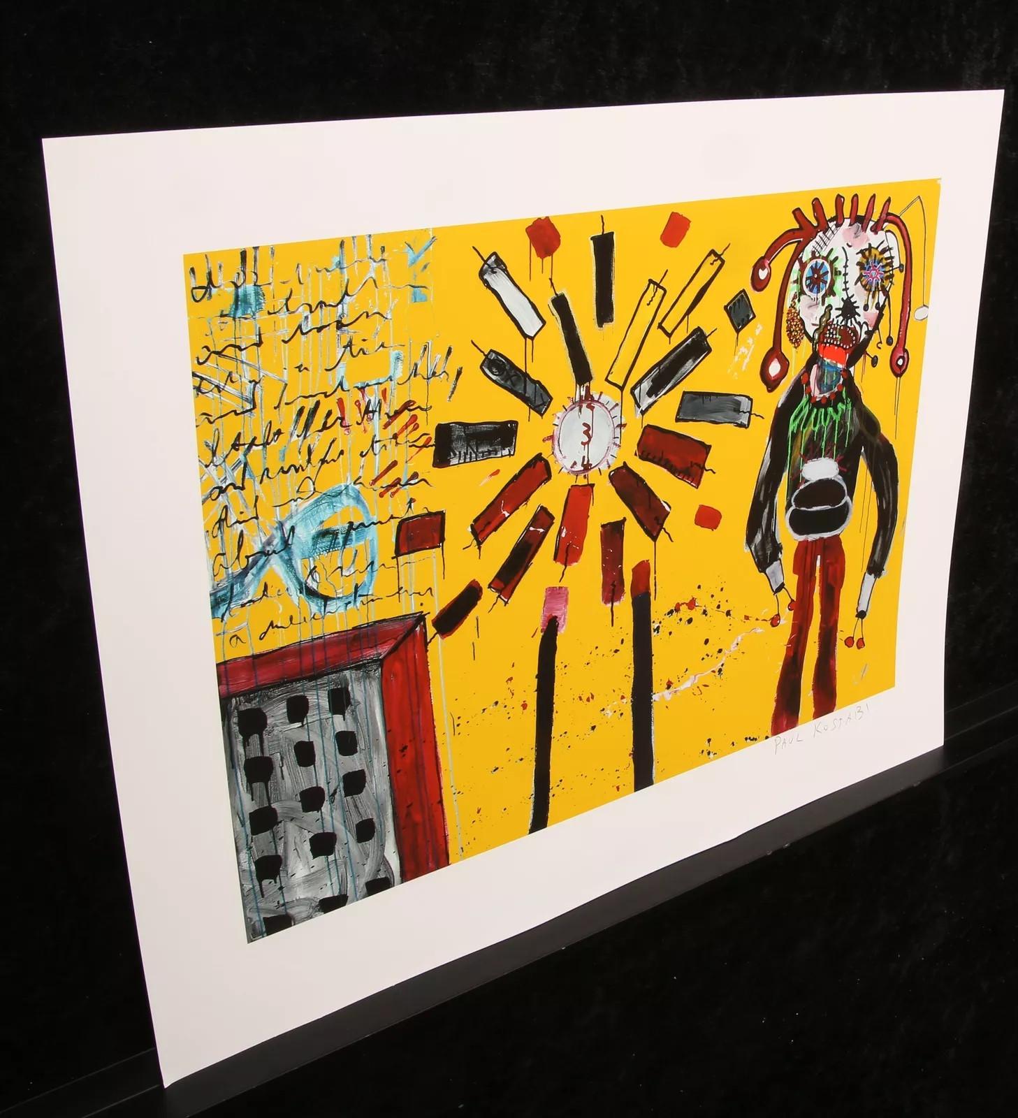 Giclee on handmade cotton paper
Year: 2016
Size: 19.68 x  24.01 inches (50 x 61cm)
Edition: 75, not individually numbered
Signed by hand
COA provided

Paul Indrek Kostabi (also known as Ena; born October 1, 1962 in Whittier, California is an