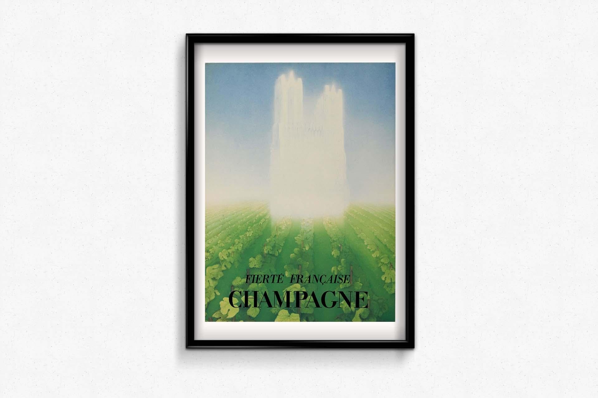 1932 Originalplakat von Paul Iribe Fierté Française Champagne im Angebot 1