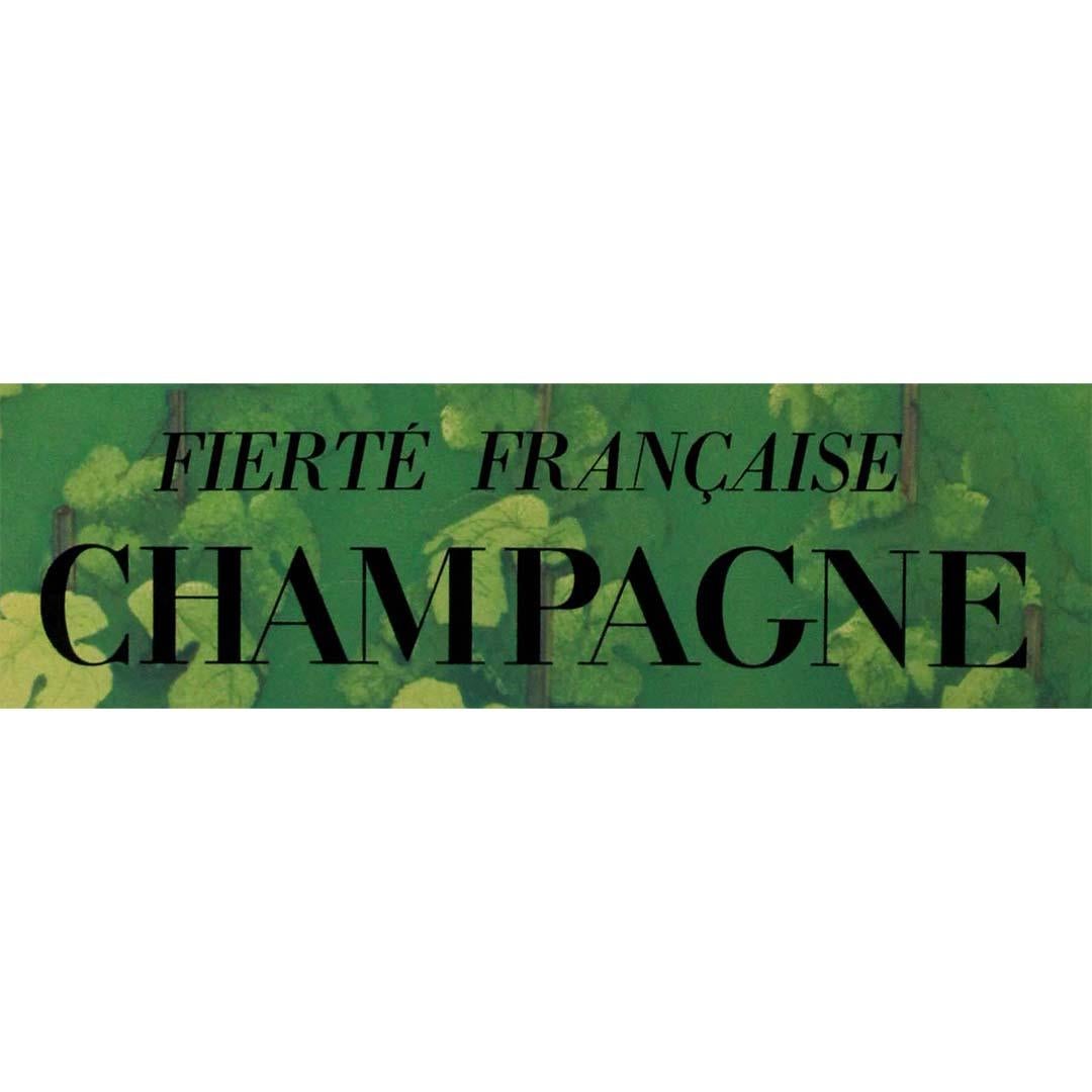 1932 Originalplakat von Paul Iribe Fierté Française Champagne im Angebot 2