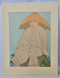 Paul Jacoulet, Le Fils Qui Vient De Perdre Son Pere. Seoul, Coree WB