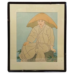 Paul Jacoulet, Le Fils Qui Vient De Perdre Son Pere. Seoul, Coree WB