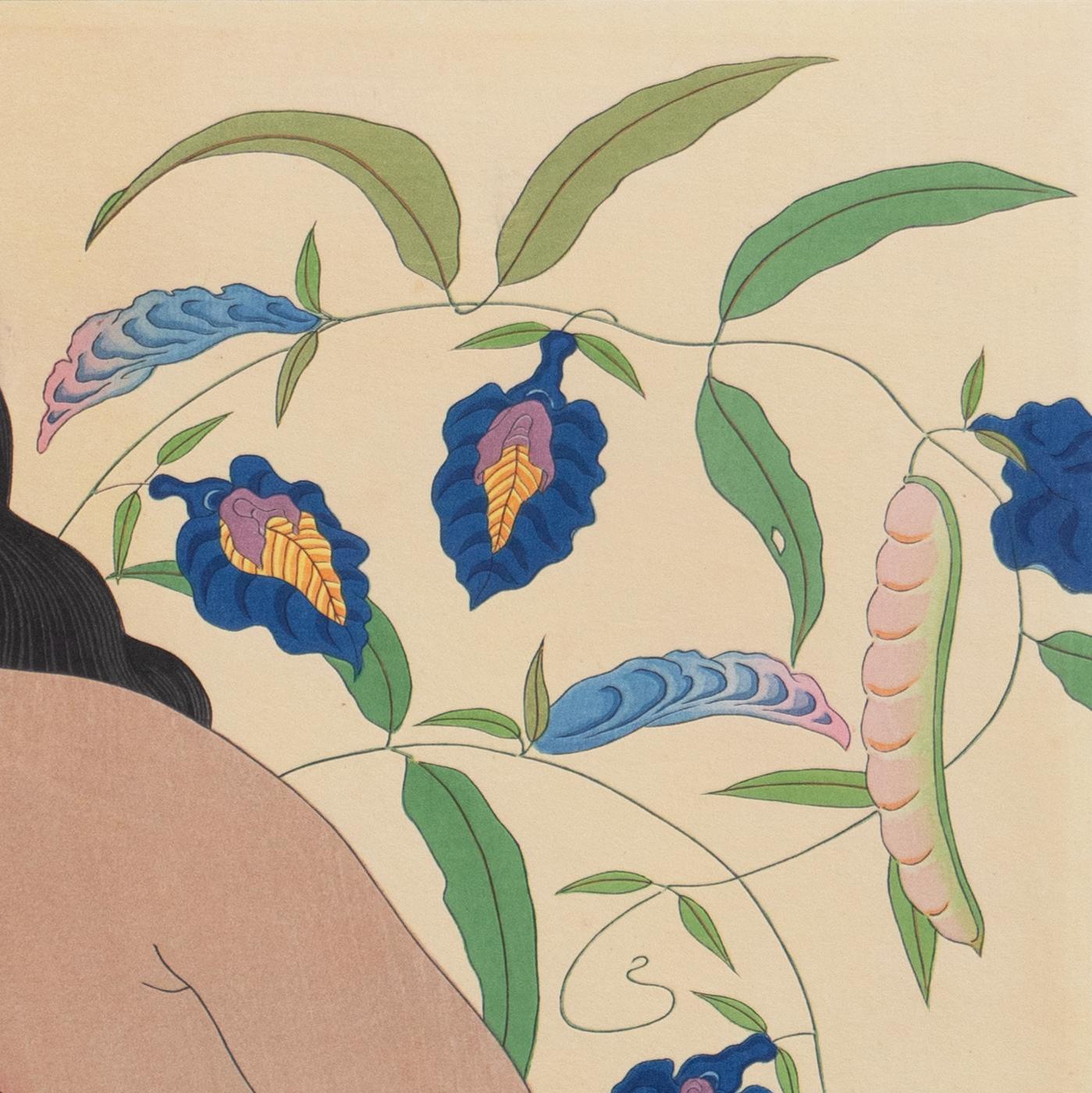 'Jeune Fille de Polowat', Tokyo, Garbo, Queen Elizabeth II, Kyoto, Woodblock For Sale 1