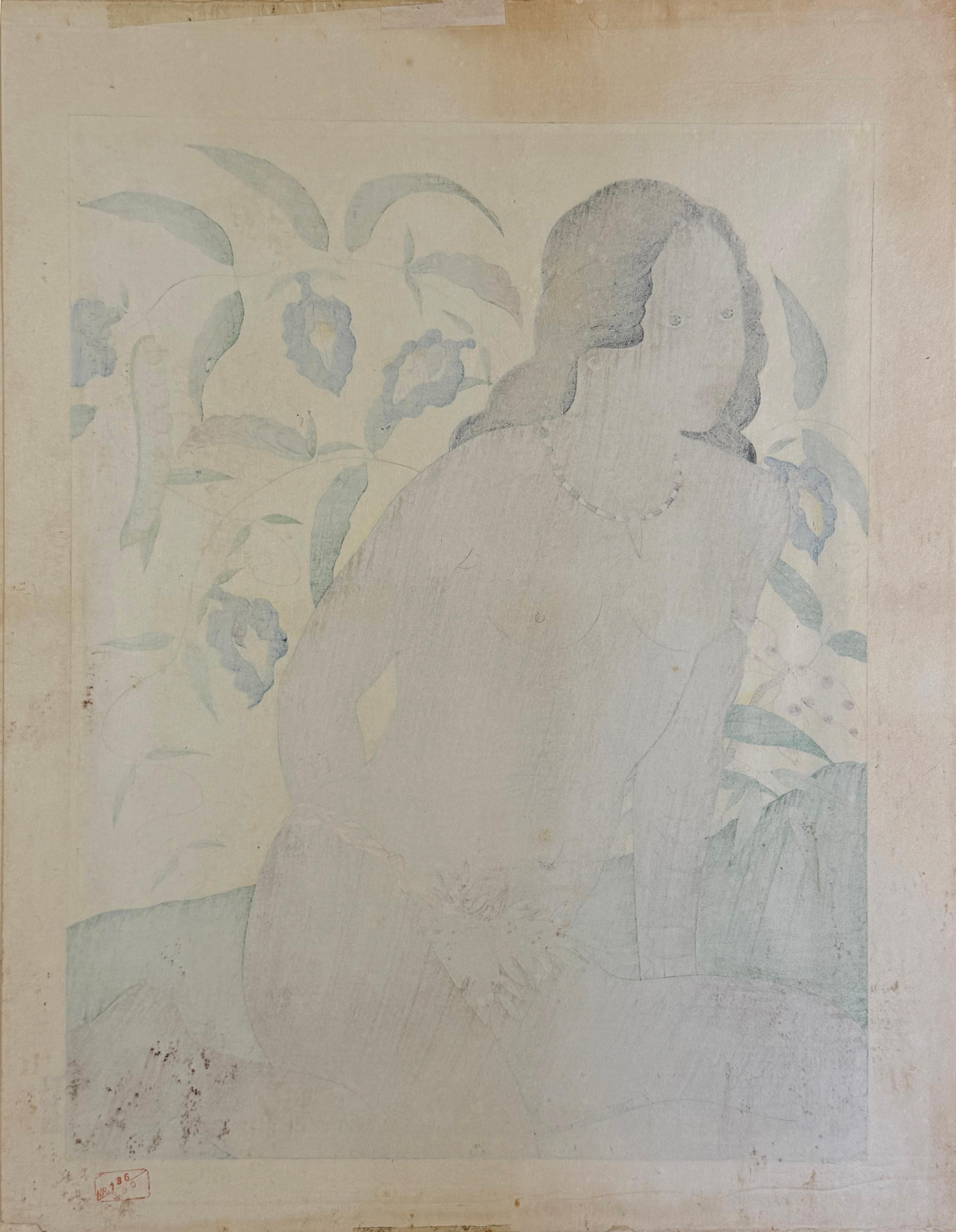 'Jeune Fille de Polowat', Tokyo, Garbo, Queen Elizabeth II, Kyoto, Woodblock For Sale 4
