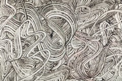 Paul Jansen Black & White Line Drawing on Paper, USA 1970s