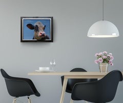 392. Portrait- original realism wildlife portrait oil painting-contemporary art