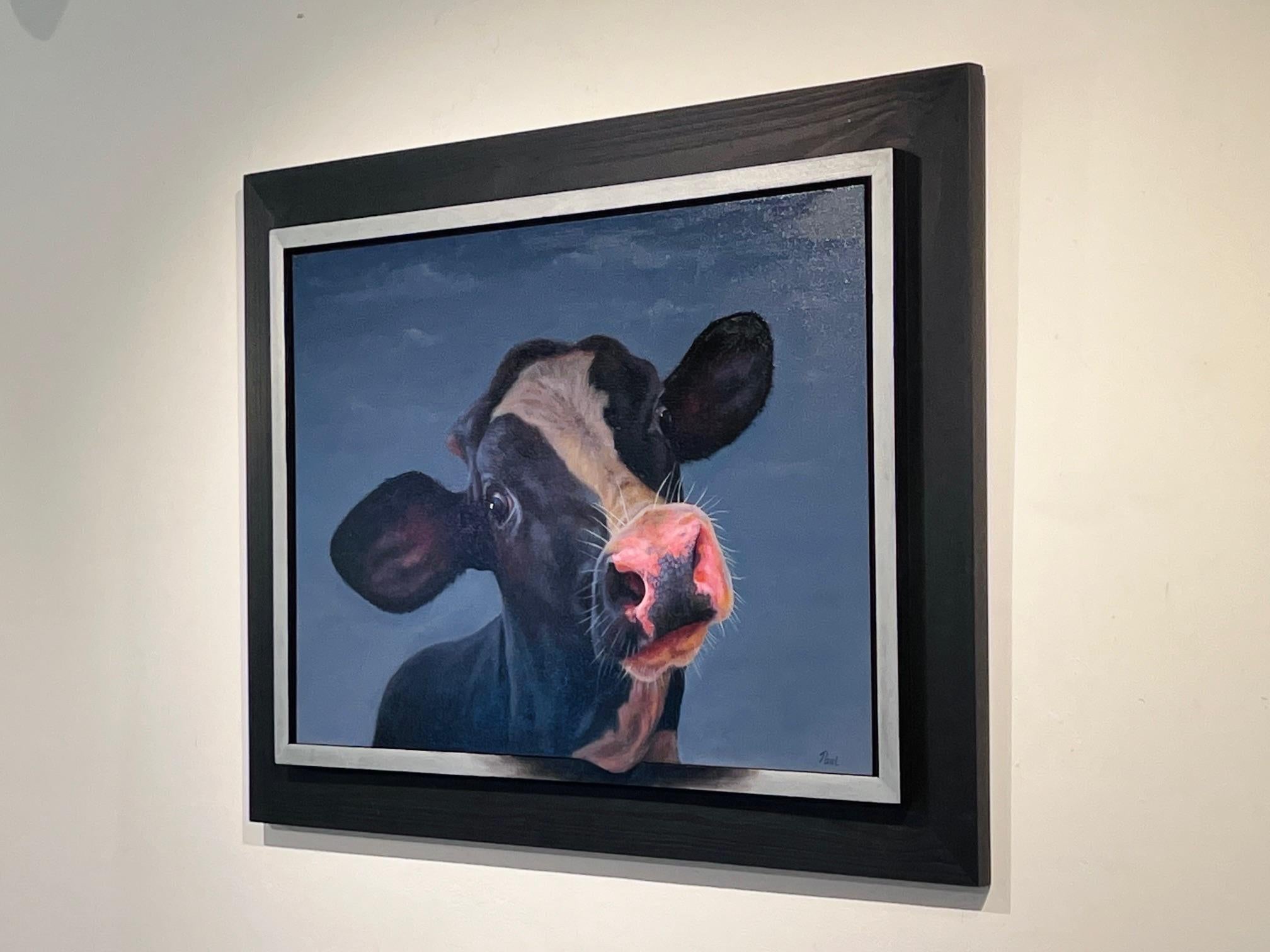 443. Portrait - original realism wildlife portrait oil painting-contemporary art For Sale 1