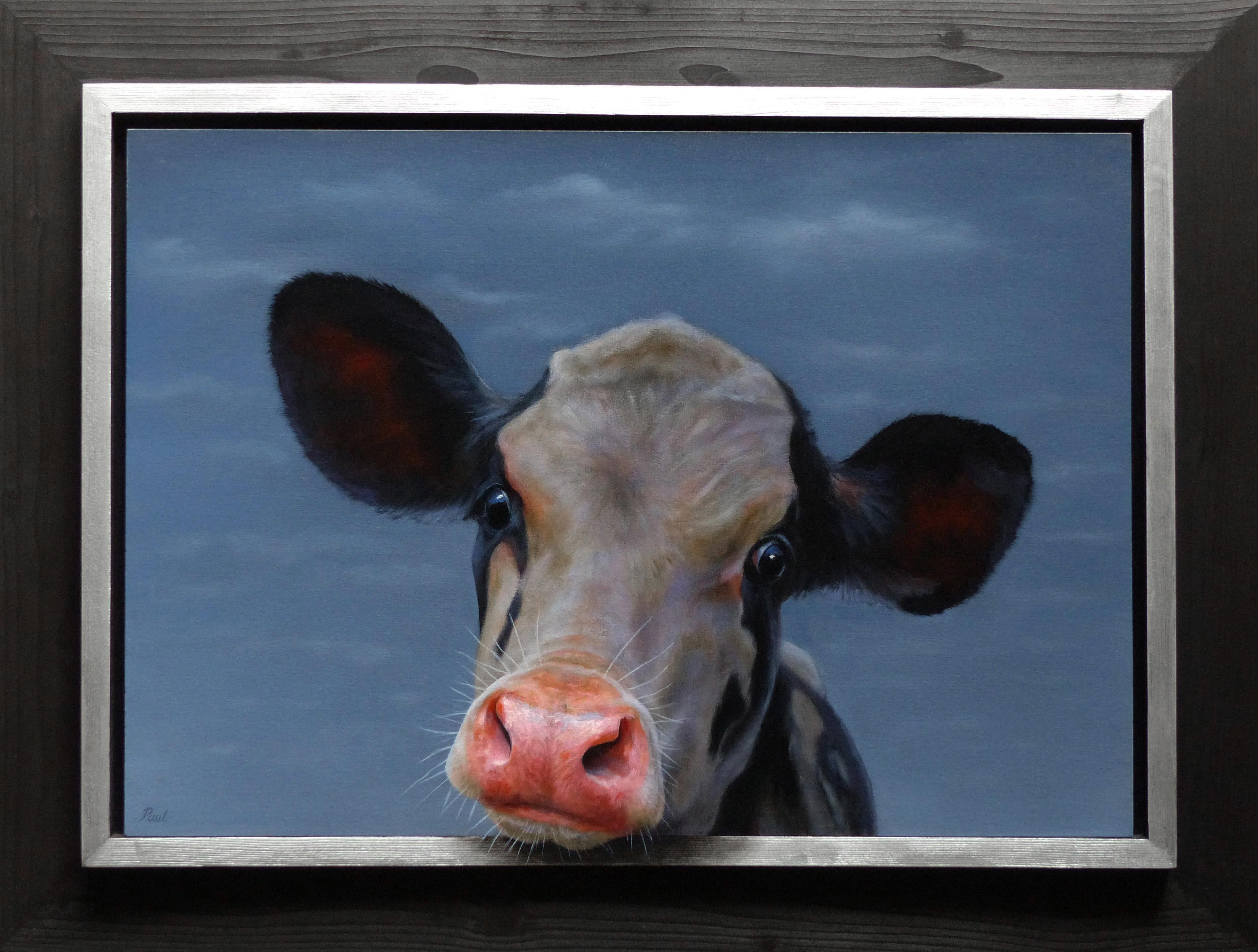 Paul Jansen Animal Painting – 454. Porträt- original realismus wildnis porträt öl gemälde- zeitgenössische kunst