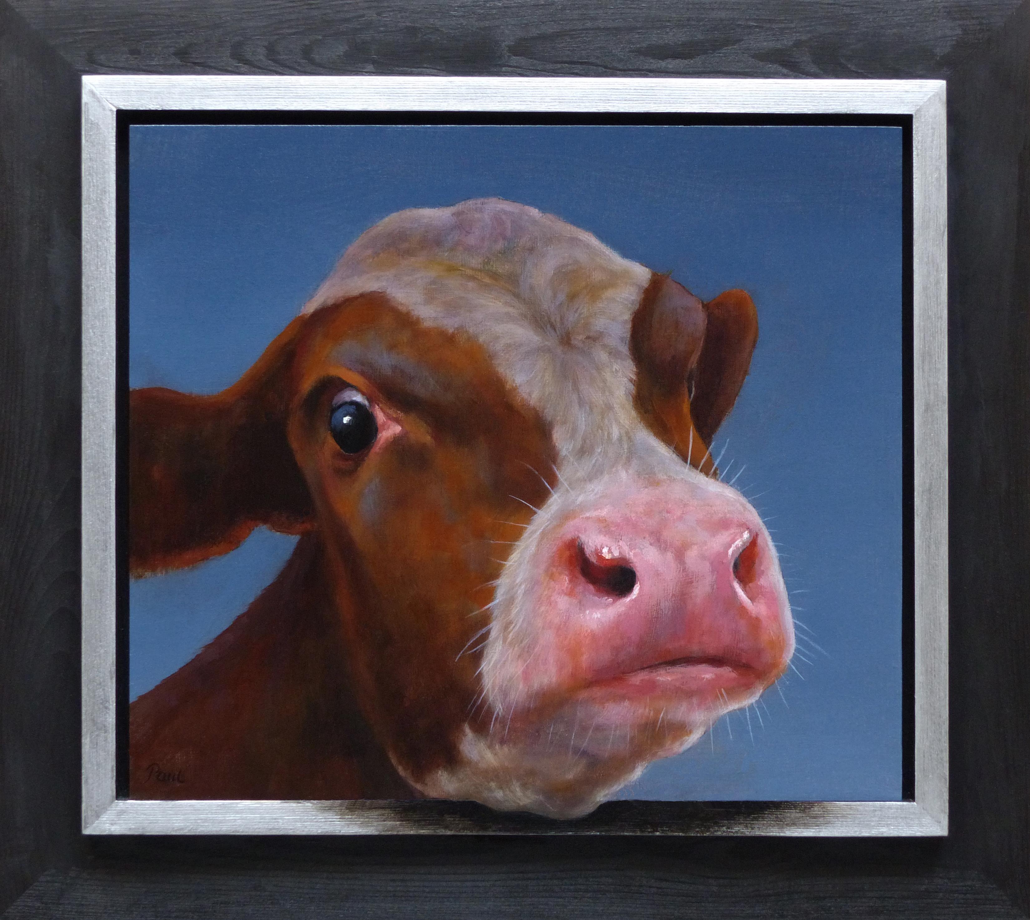 455. Porträt- original realismus wildnis porträt öl gemälde- zeitgenössische kunst – Art von Paul Jansen