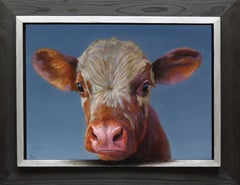 459. Portrait - original realism wildlife portrait oil painting-contemporary art