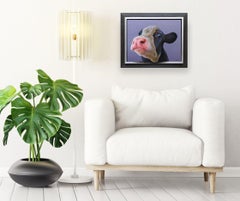 463. Portrait - original realism wildlife portrait oil painting-contemporary art