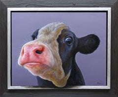 463. Portrait - original realism wildlife portrait oil painting-contemporary art