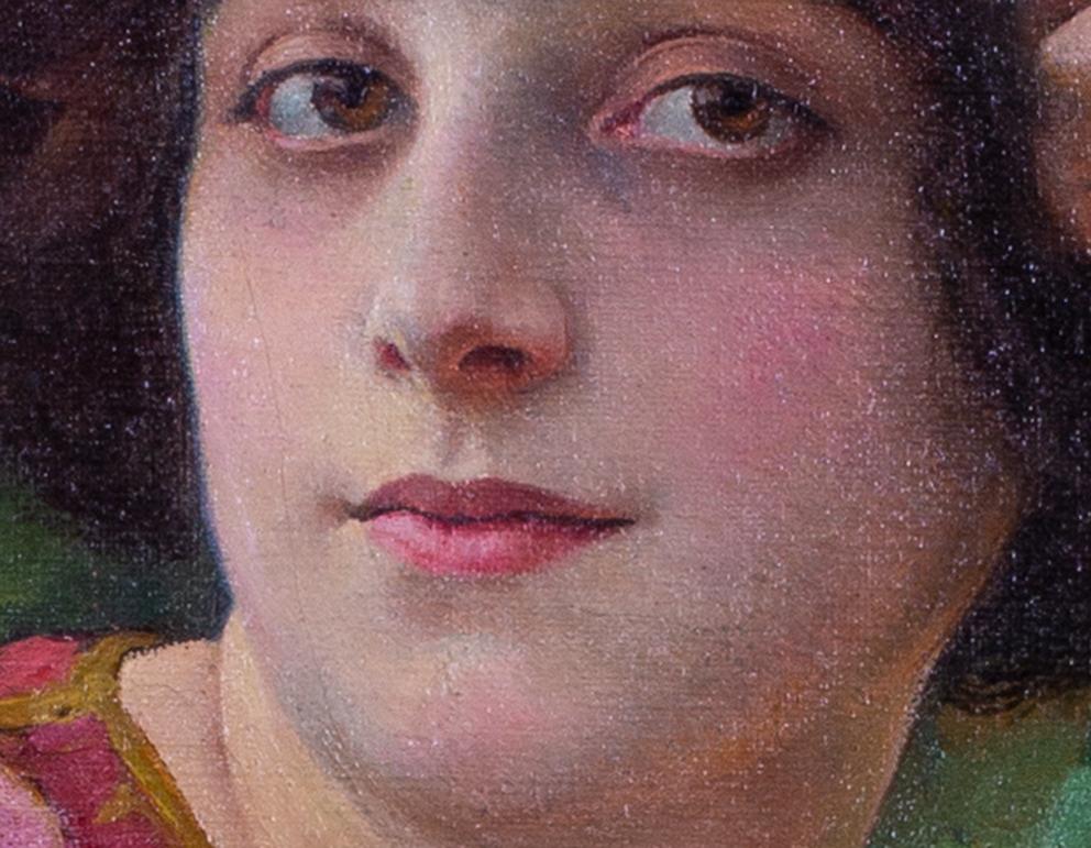 Paul Gervais è stato uno dei più apprezzati pittori di forme femminili alla fine del XIX secolo, ma questa è una delle sue immagini più famose perché è stata utilizzata nella campagna pubblicitaria delle sigarette Job nel 1901 nei loro poster