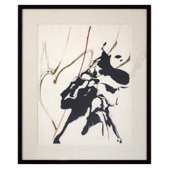 Paul Jenkins Abstract Expressionist Signed Lithograph 22/50 Framed