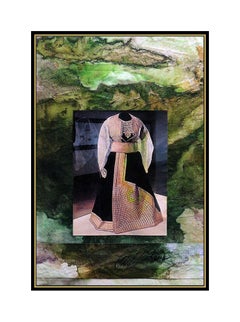 Paul Jenkins Original Oil Painting On Canvas Collage Signed Fashion Acrylic Art