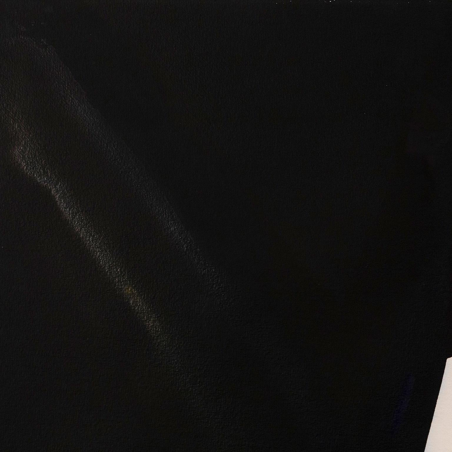 Aquarelle rare encadrée Untitled (Black Field), Paul Jenkins, 1978 en vente 2