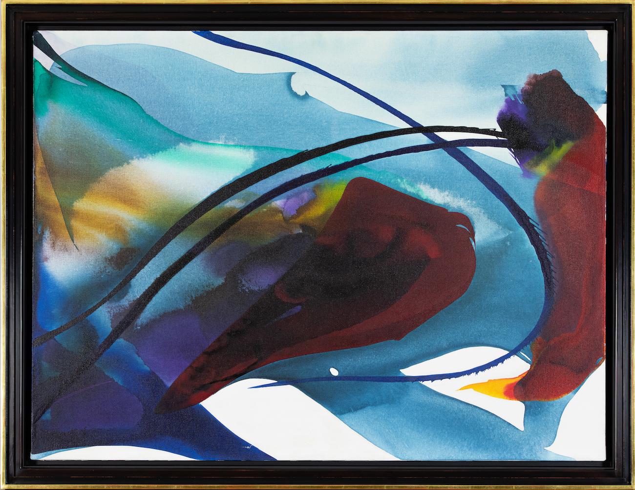 Phenomena Quoth by Paul Jenkins - Abstract Expressionist painting, 1963-64 For Sale 1
