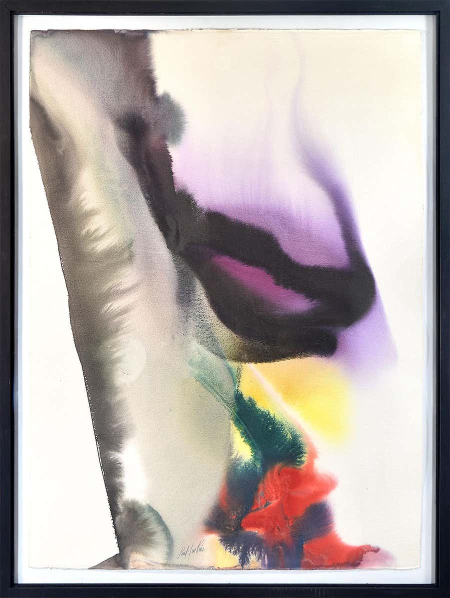 Phenomena Rights of King, Gouache on Paper, Framed, Signed, 1976