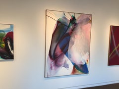 Phenomena West Mantle (1968). Acrylic on canvas painting by Paul Jenkins