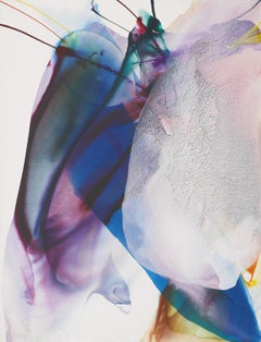 Phenomena West Mantle (1968). Acrylic on canvas painting by Paul Jenkins