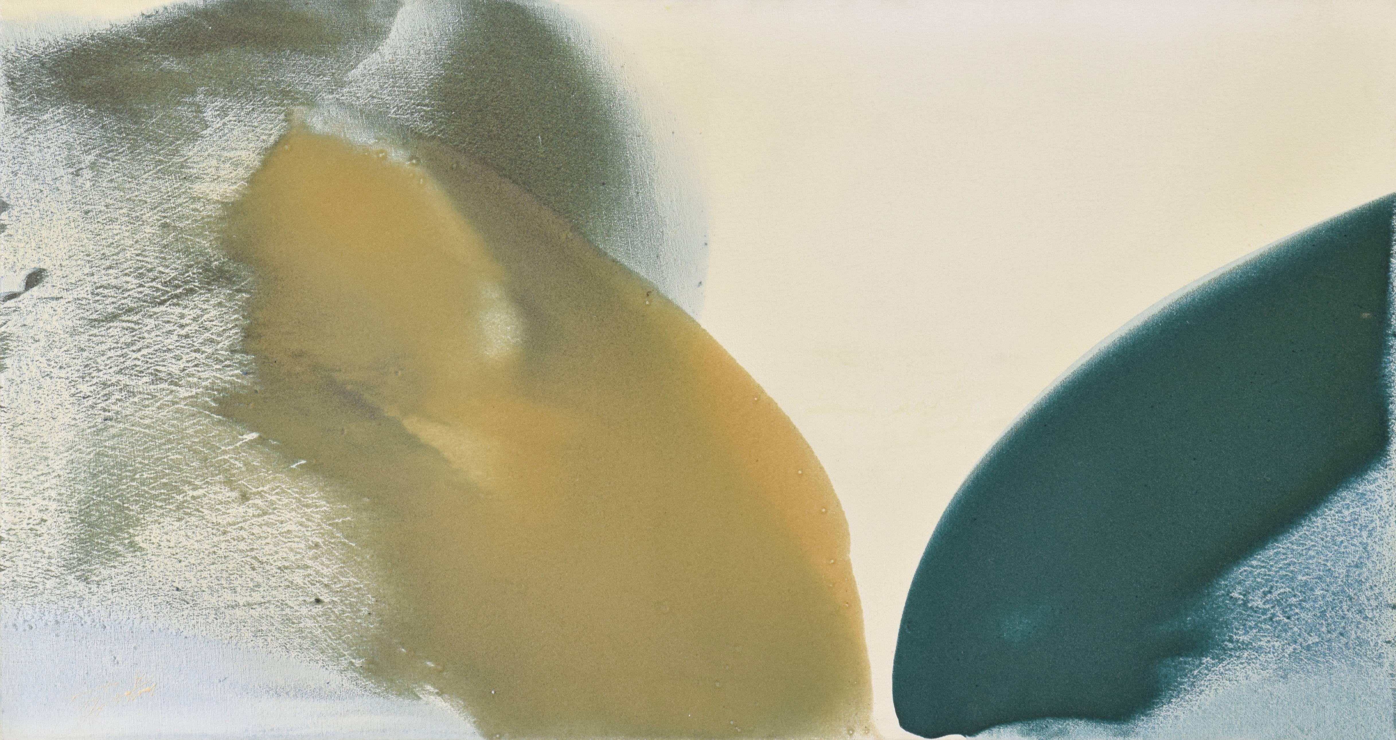 Phenomena Winter Hart by Paul Jenkins (1923-2012)
Oil and sand on canvas
66 x 122 cm (26 x 48 inches)
Signed, titled and dated on verso, Paul Jenkins “Phenomena Winter Harth” 1978

The paintings of Paul Jenkins have come to represent the spirit,
