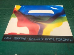 1985 After Paul Jenkins 'Phenomena' Abstract Multicolor Israel Offset Lithograph