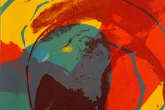 Abstract Expressionist Lithograph by Paul Jenkins 1971