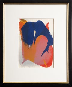 Composition, Abstract Expressionist Lithograph by Paul Jenkins