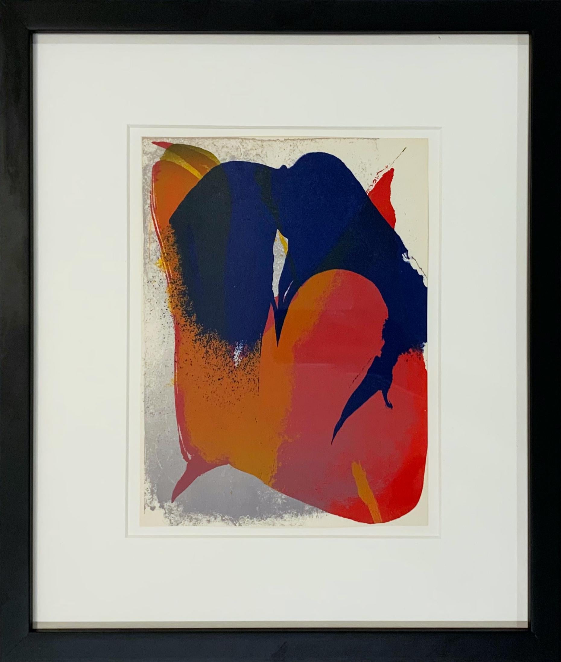 Paul Jenkins Abstract Print - Composition, p.59, from Prints from the Mourlot Press