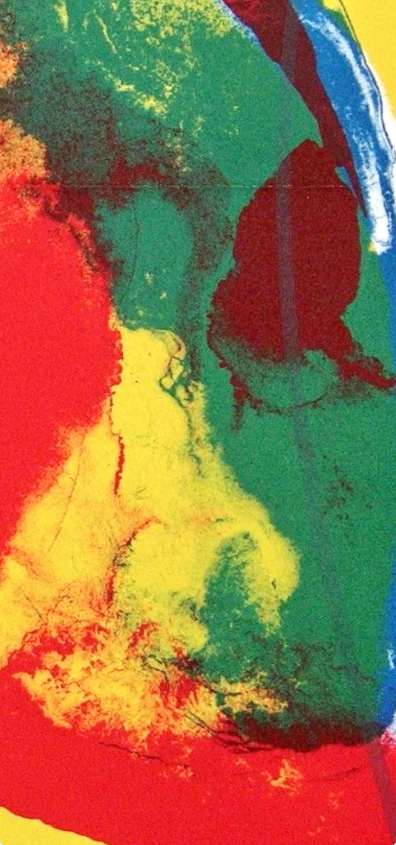 Composition pour Eric (tariff free*), Souvenirs et Portraits d'Artistes - Print de Paul Jenkins