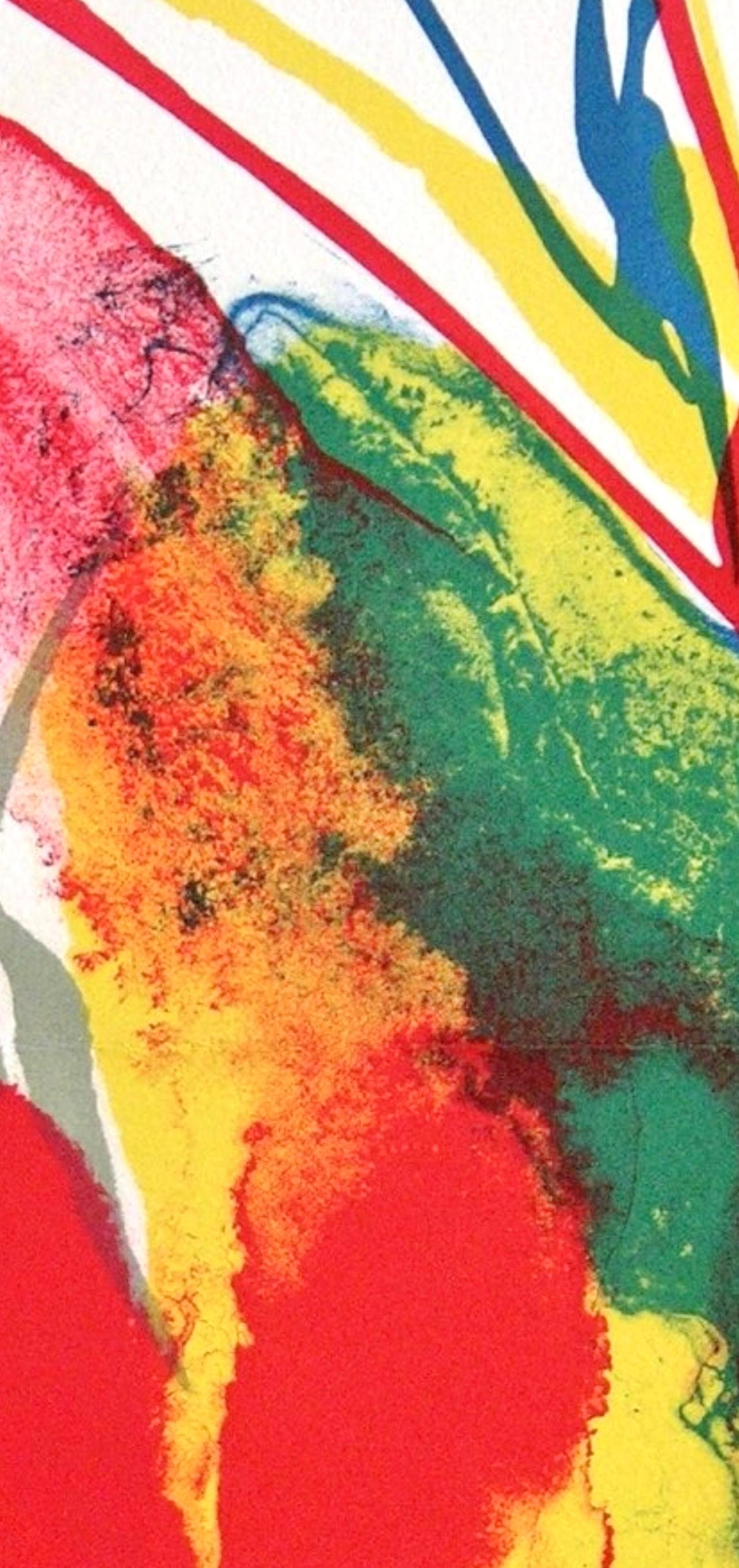 Composition pour Eric (tariff free*), Souvenirs et Portraits d'Artistes - Expressionnisme abstrait Print par Paul Jenkins