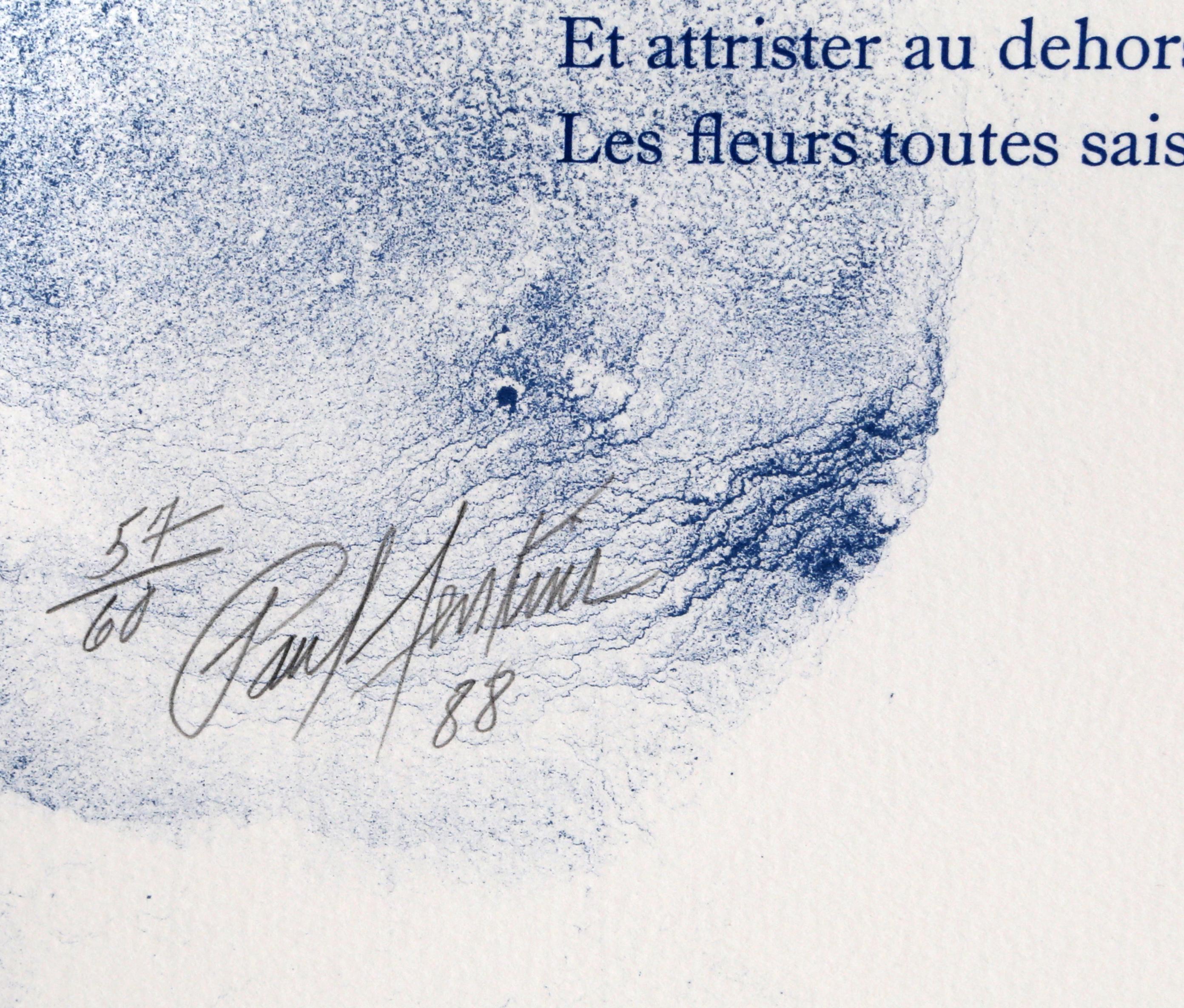 Euphories de la Couleur, Lithograph by Paul Jenkins, Andre Verdet Poems 1