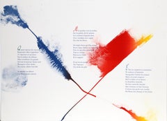 Euphories de la Couleur, Lithograph by Paul Jenkins, Andre Verdet Poems