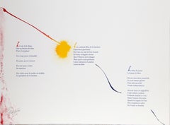 Euphories de la Couleur, Lithograph by Paul Jenkins, Andre Verdet Poems