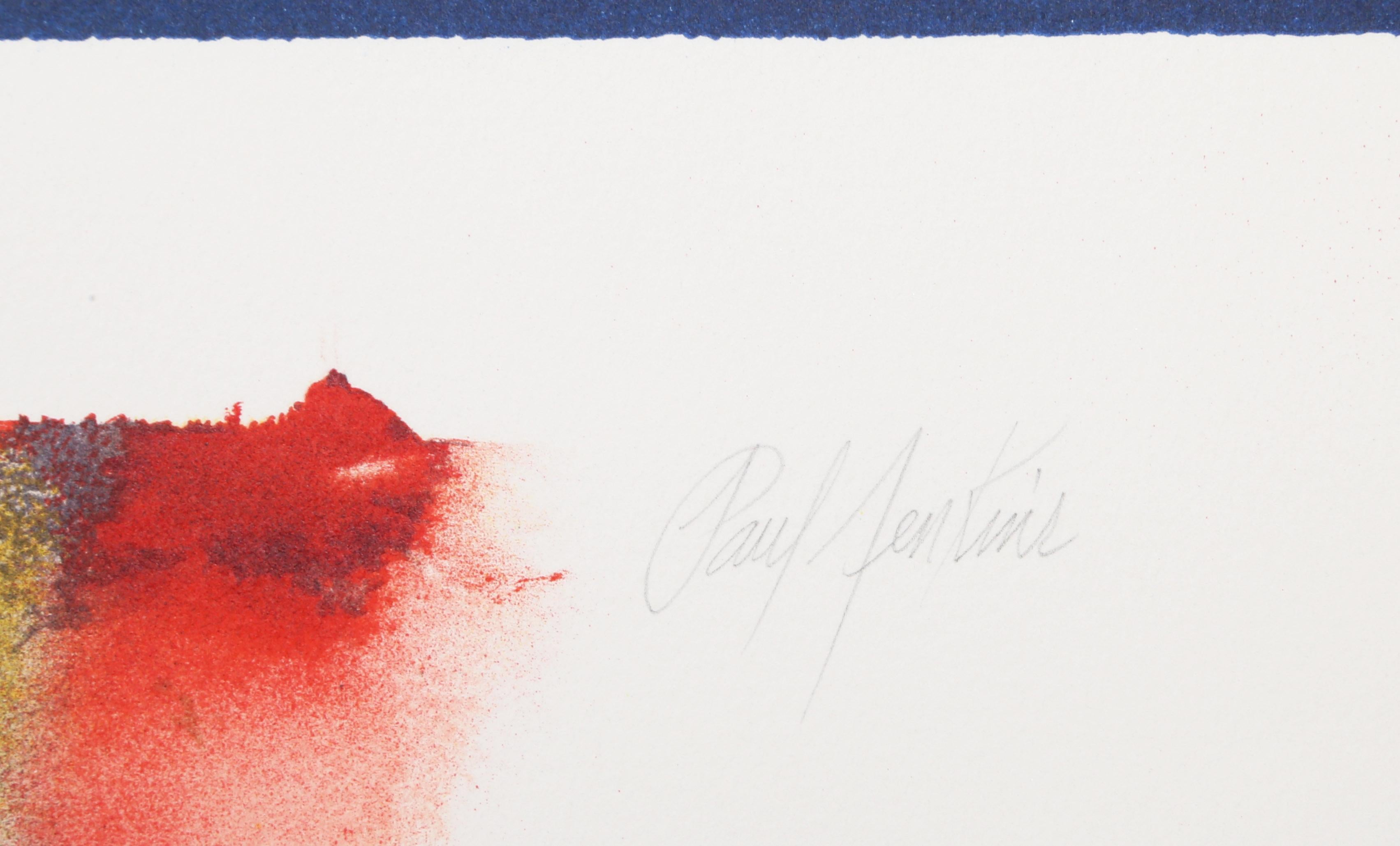 Le Couleur Est Un Chemin 3, Abstract Lithograph by Paul Jenkins For Sale 3