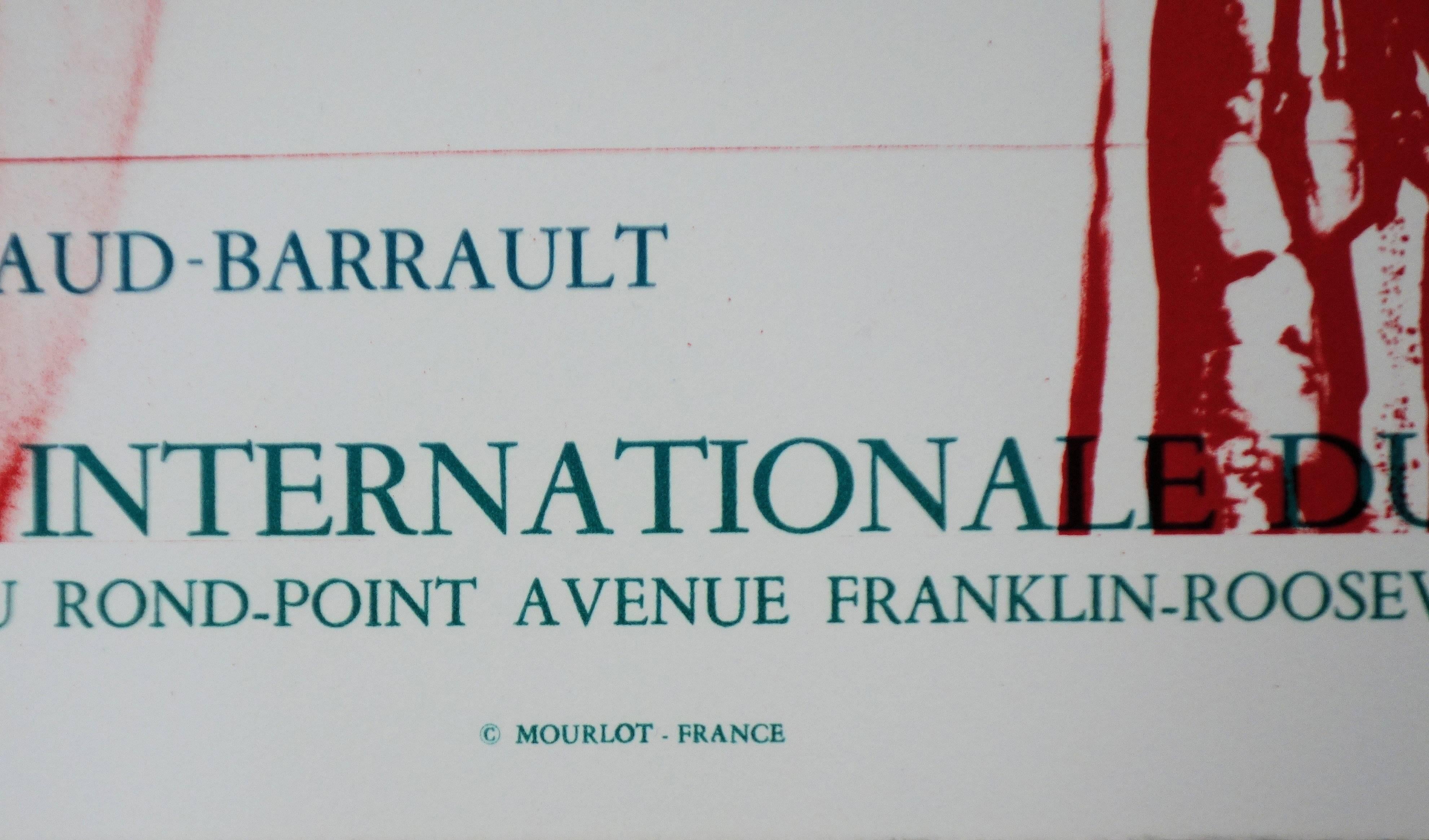 Paul JENKINS
MIT International Theater

Original lithograph
Printed signature in the plate
Printed in Mourlot workshop c. 1980
Rare proof on Arches vellum 
76 x 54 cm (c. 30 x 21 in)

Excellent condition