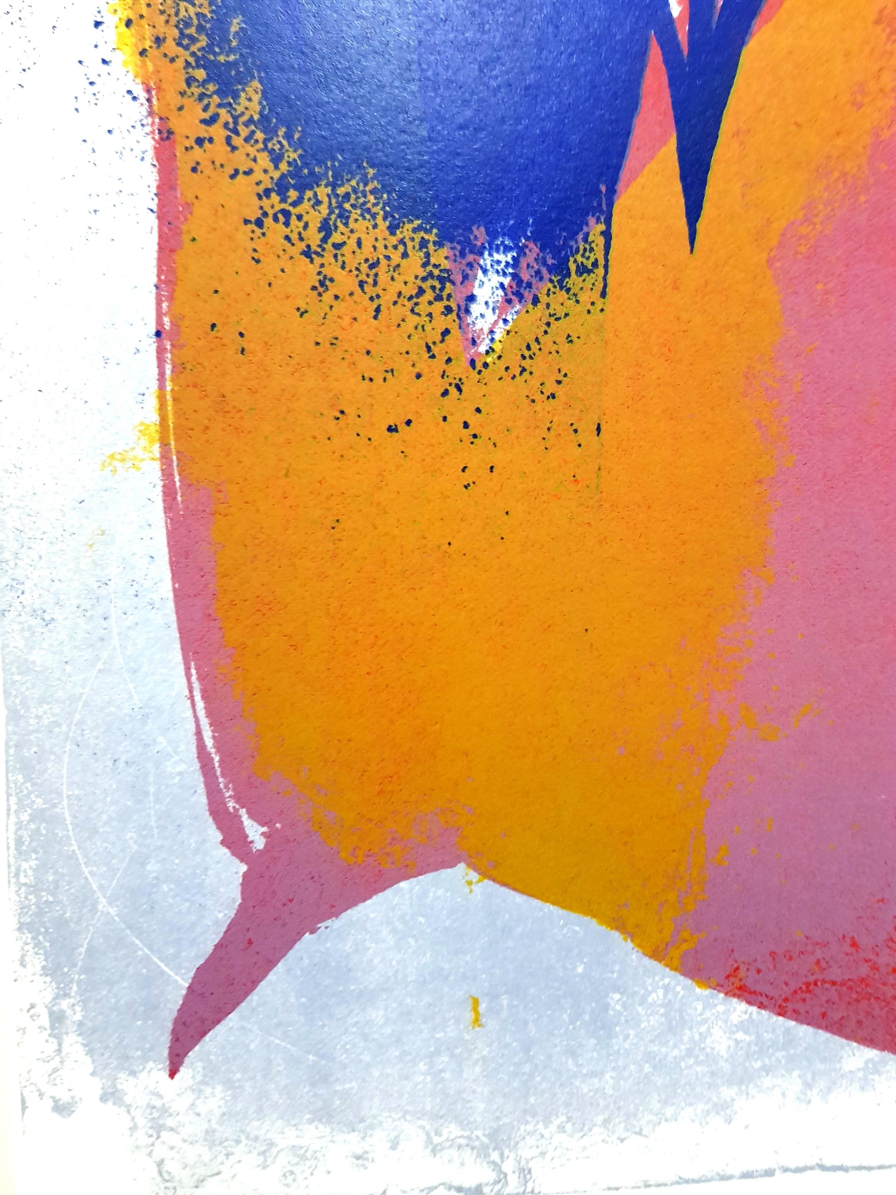 Paul Jenkins - Composition - Original Lithograph
1964
Dimensions: 30 x 20 cm
Edition of 200 (one of the 200 on Vélin de Rives)
Mourlot Press, 1964

Paul Jenkins, American (1923 - 2012)


Paul Jenkins, an artist originally associated with abstract