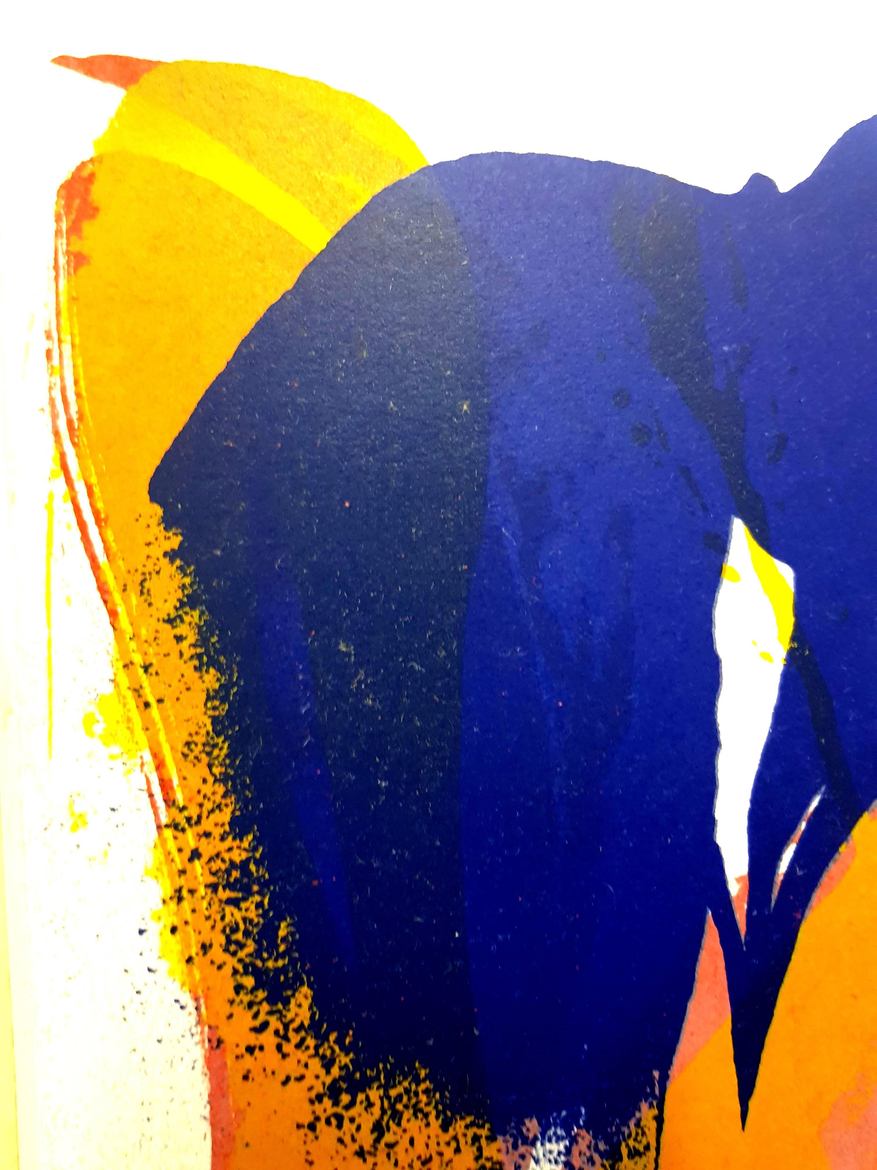 Paul Jenkins - Composition - Original Lithograph For Sale 1