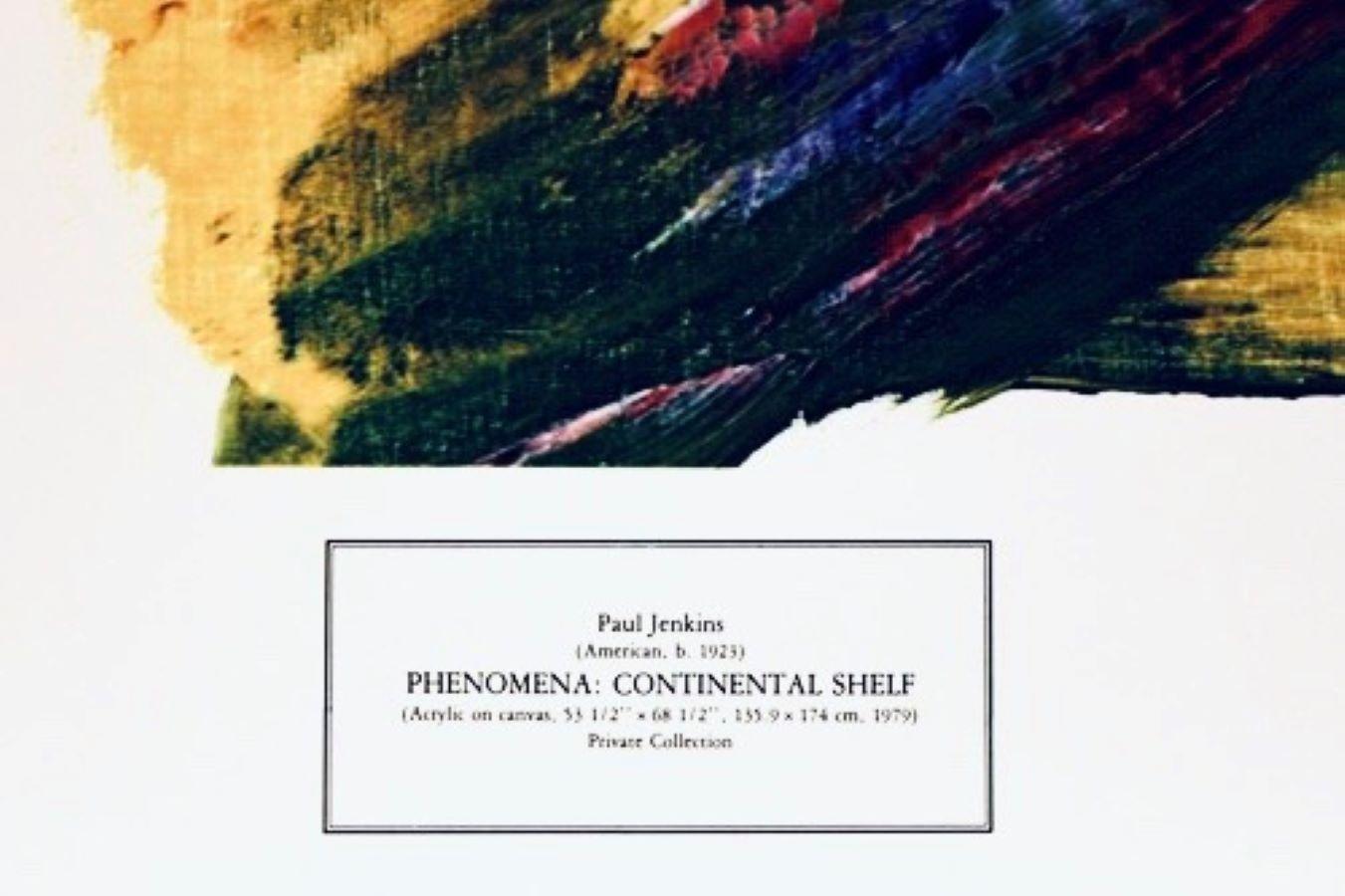 Phenomena: Continental Shelf-Poster, New York Graphic Society - Print by Paul Jenkins