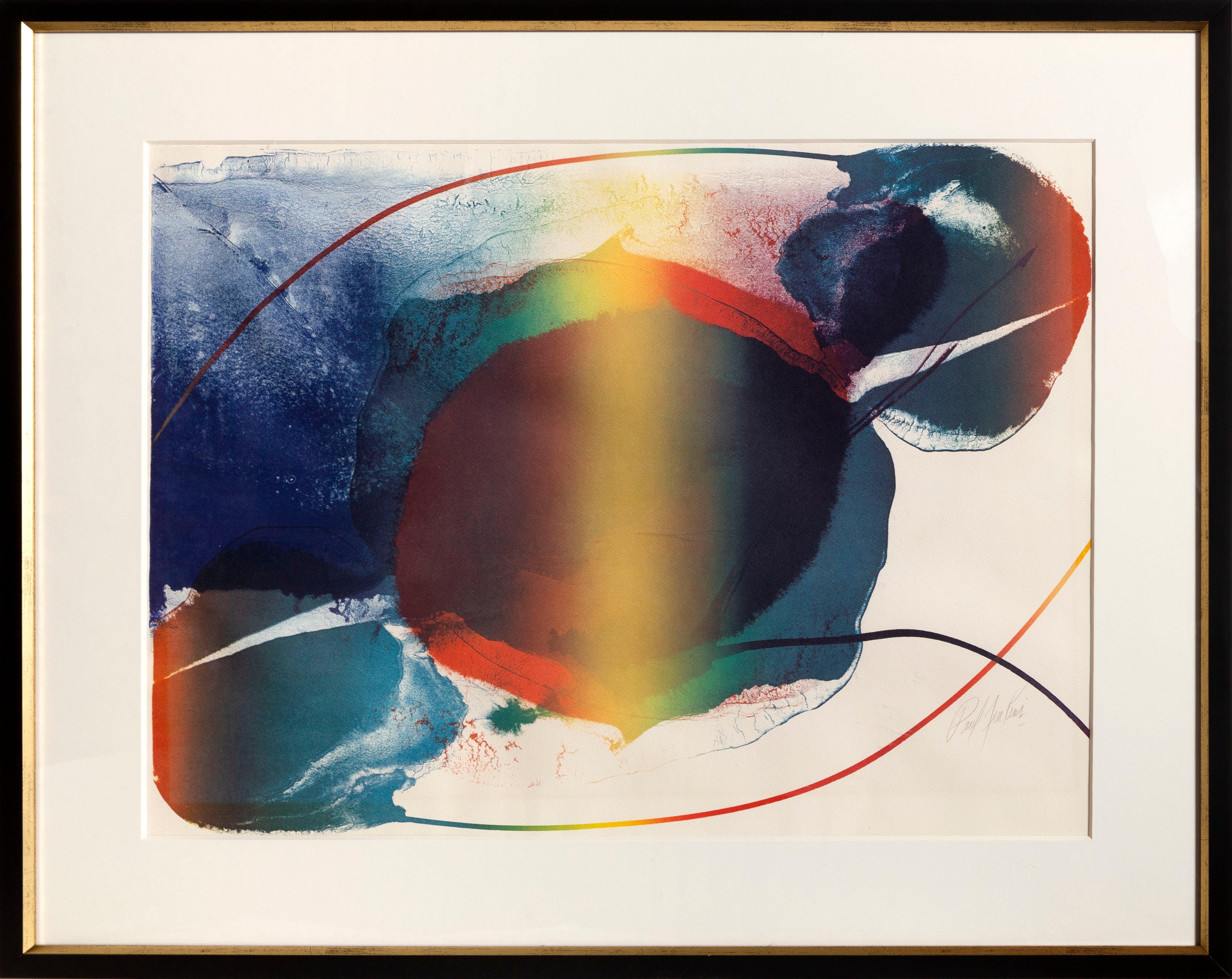 Paul Jenkins Abstract Print - Phenomena Open Light