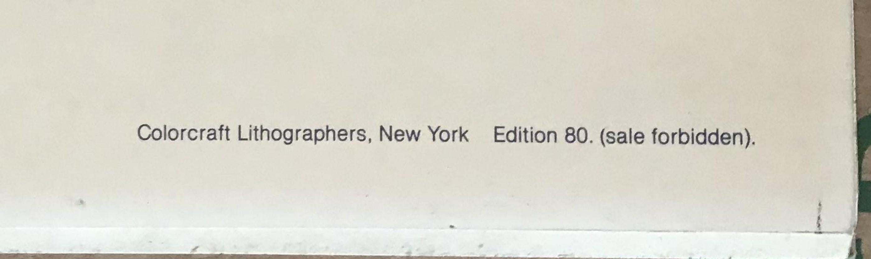 Paul Jenkins
Phenomena Sur Le Drapeau (handsigniert und beschriftet), 1980
Offsetlithografie-Poster auf dünnem Karton
Handsigniert mit Tinte und beschriftet mit Michael Capo, renommierter Antiquitätenhändler und Kunstauktionator
34 1/2 × 24 × 3/10