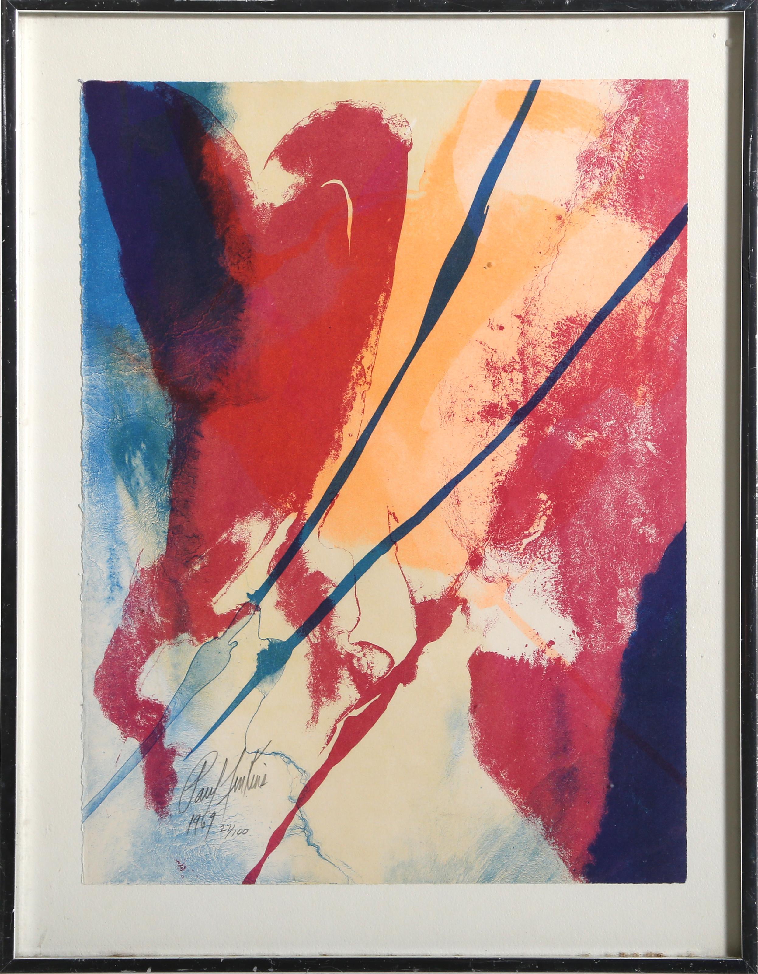 « Phenomenon Tidefinder », lithographies abstraites signées de Paul Jenkins