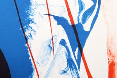 Seeing Voices 3, lithographie abstraite de Paul Jenkins